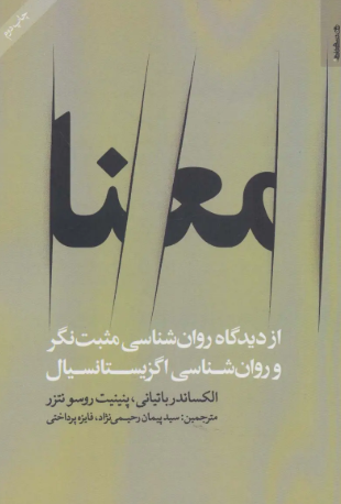 کتاب معنا از دیدگاه روانشناسی مثبت نگر و روانشناسی اگزیستانسیال روانشناسی و هنر
